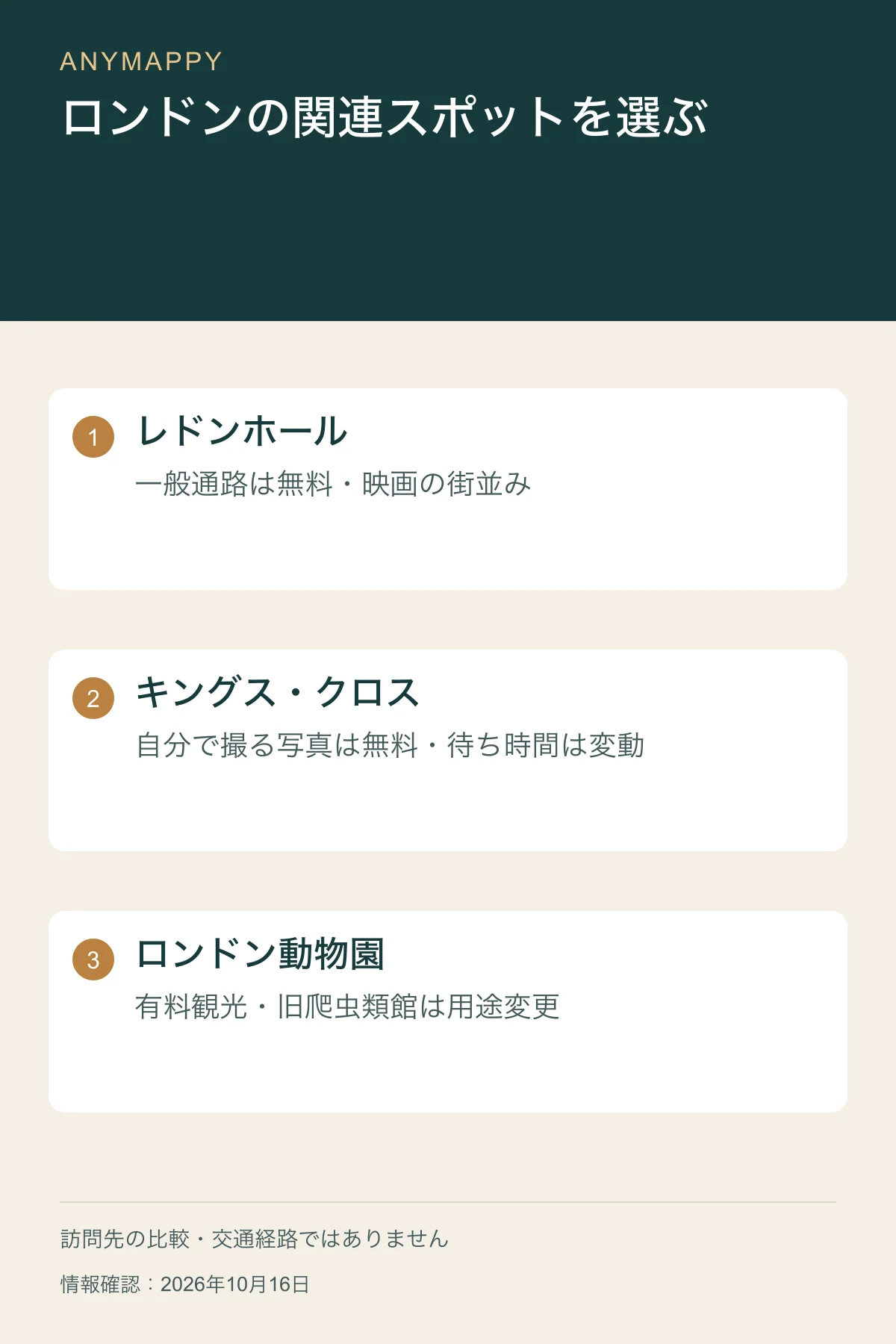ロンドンのハリー・ポッター無料スポット｜撮影地と9¾番線の違い