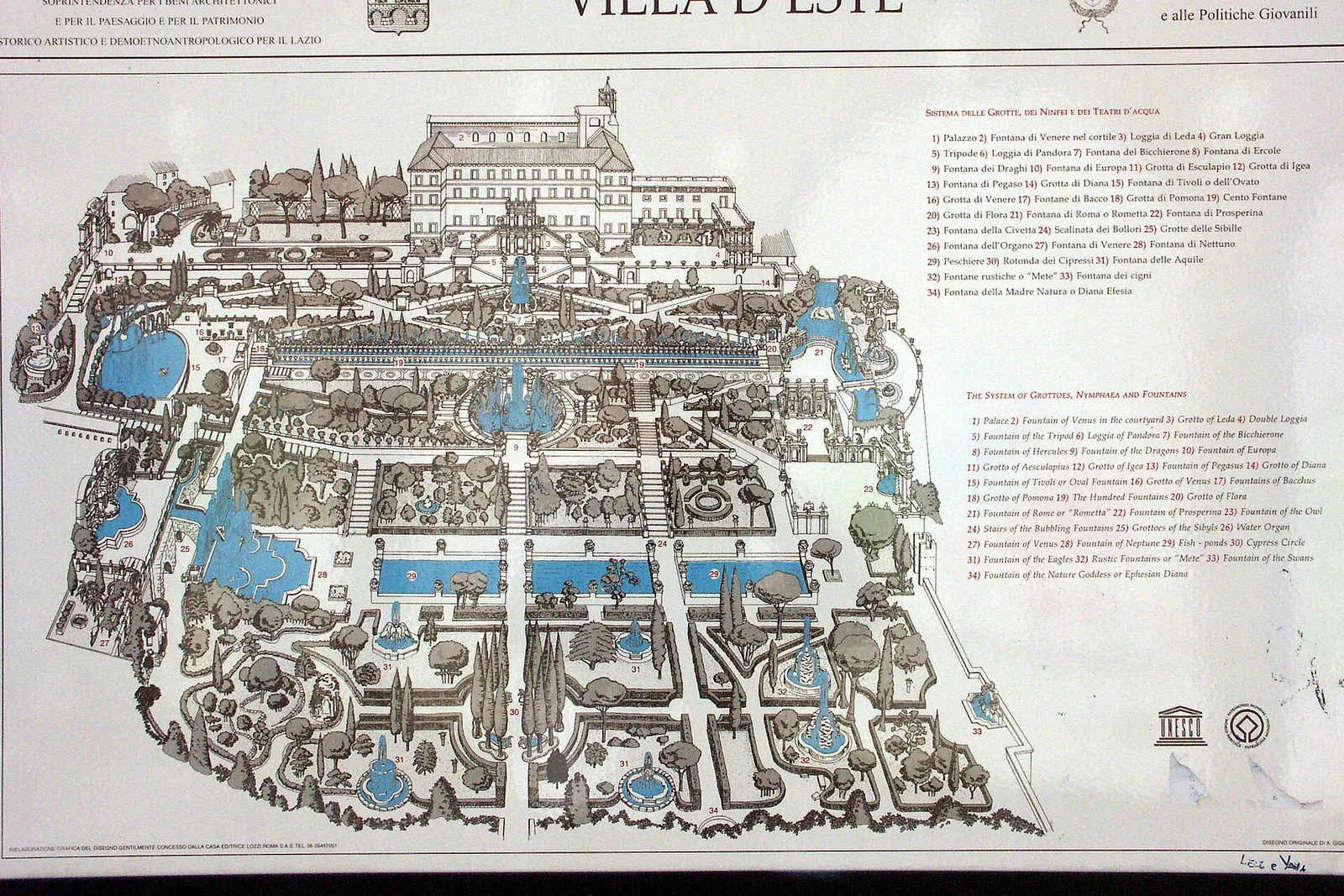 Villa d'Este, Tivoli