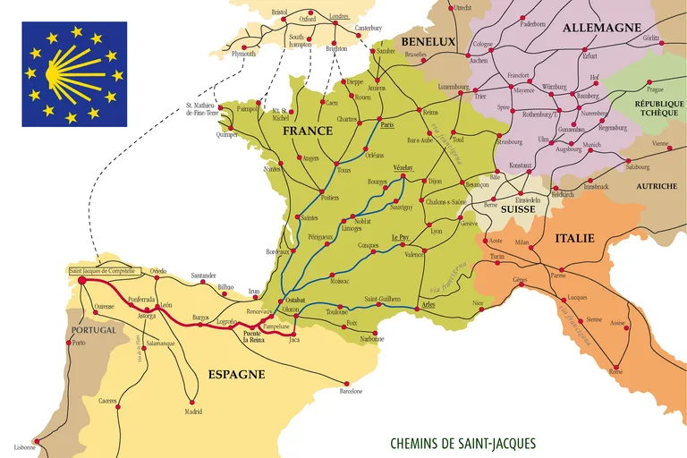 Photo: Chemins de Saint-Jacques-de-Compostelle en France