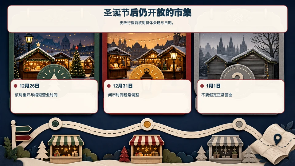 12月26日、31日与1月1日市集营业规划图
