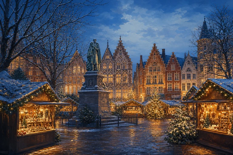 Photo: Kerstmarkt Simon Stevinplein