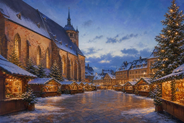 照片: Marché de Noël de la Place des Dominicains