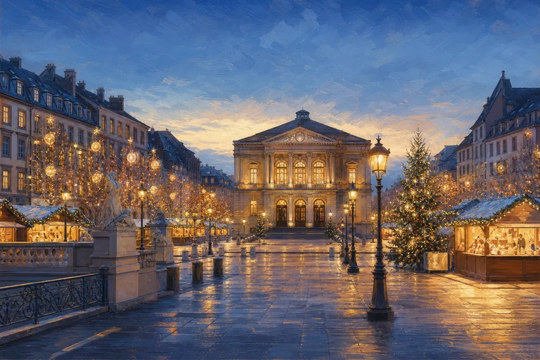 Photo: Christkindelsmärik – place Broglie
