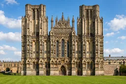 AI-generated editorial thumbnail for Wells Cathedral