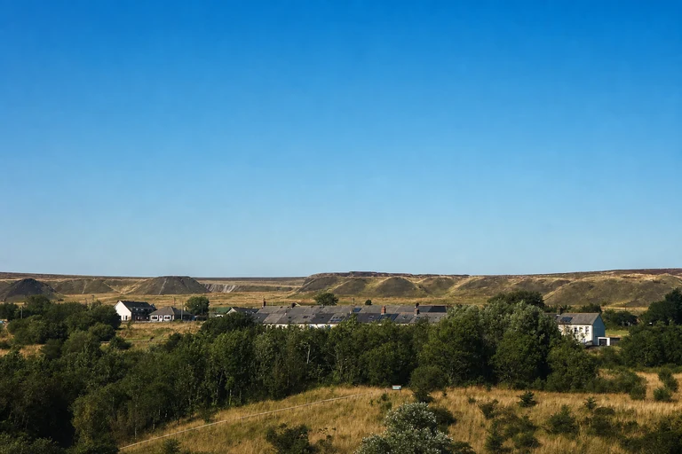 Foto: Industrielandschaft Blaenavon