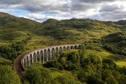 AI-generated editorial thumbnail for Glenfinnan Viaduct
