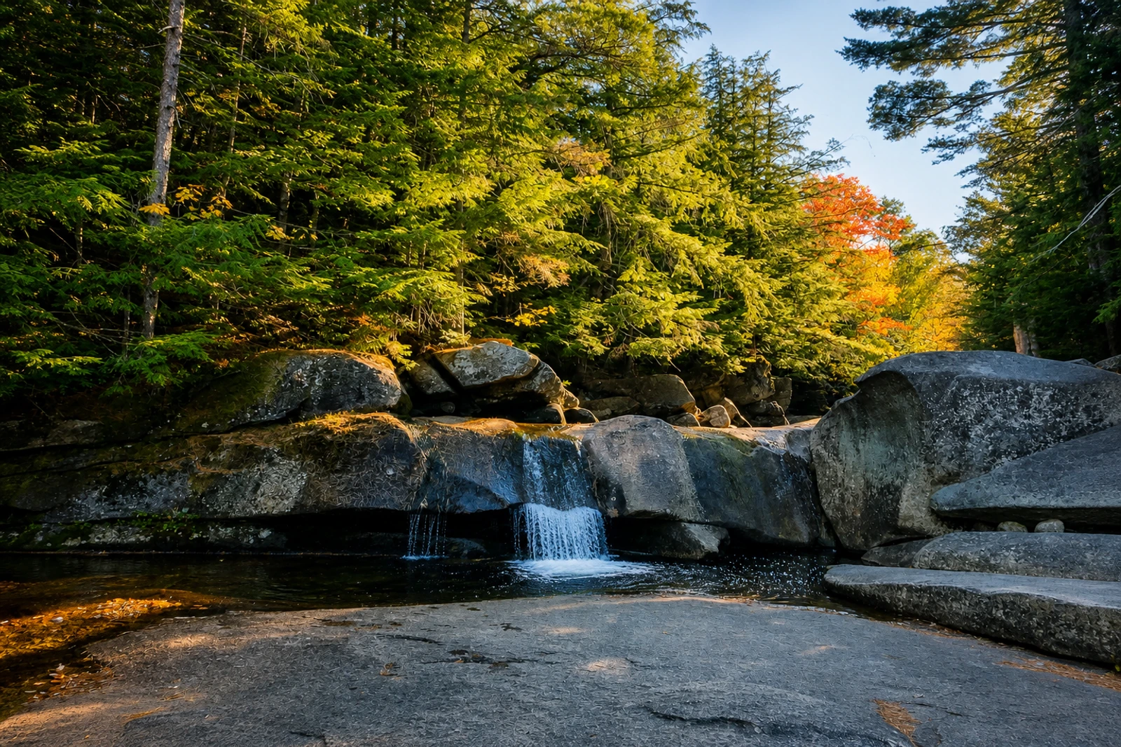 AI-generated editorial gallery context for Screw Auger Falls