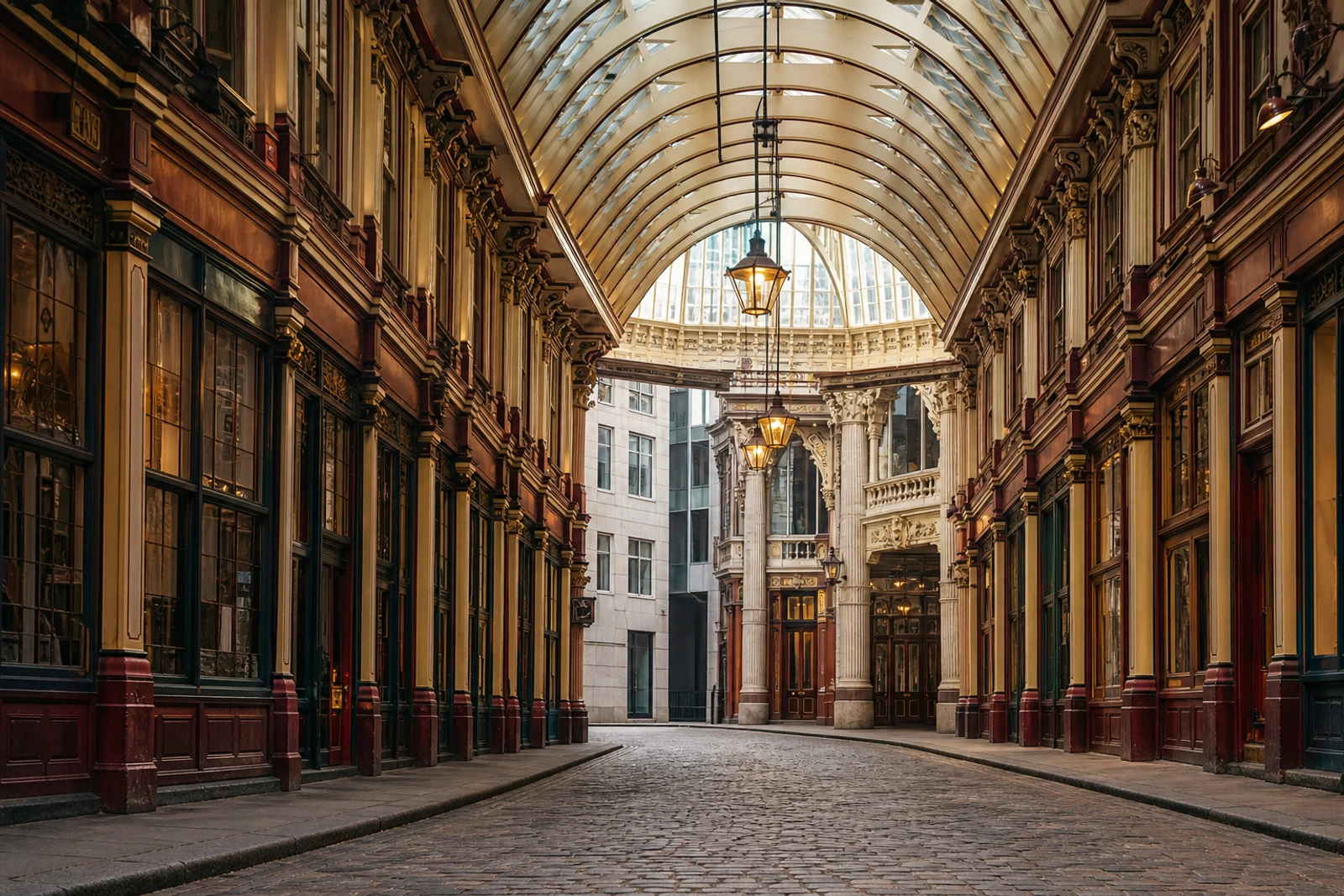 AI-generated editorial thumbnail for Leadenhall Market