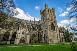 AI-generated editorial thumbnail for Exeter Cathedral