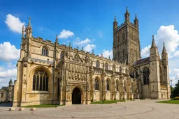 AI-generated editorial thumbnail for Gloucester Cathedral