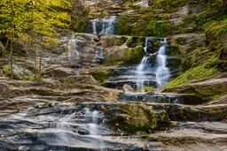 AI-generated editorial thumbnail for Kent Falls State Park