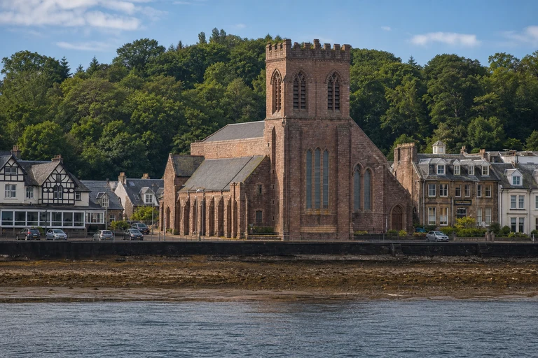 AI-generated editorial thumbnail for St Columba's Cathedral, Oban