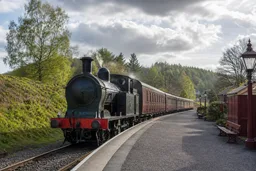 AI-generated editorial thumbnail for Goathland Station