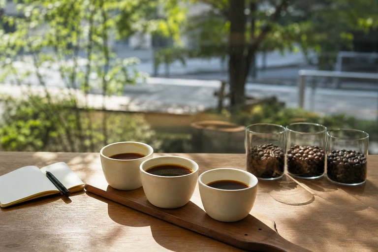 AI-generated editorial thumbnail for GLITCH COFFEE & ROASTERS Jimbocho