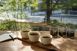 AI-generated editorial thumbnail for GLITCH COFFEE & ROASTERS Jimbocho