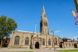 AI-generated editorial thumbnail for Leicester Cathedral