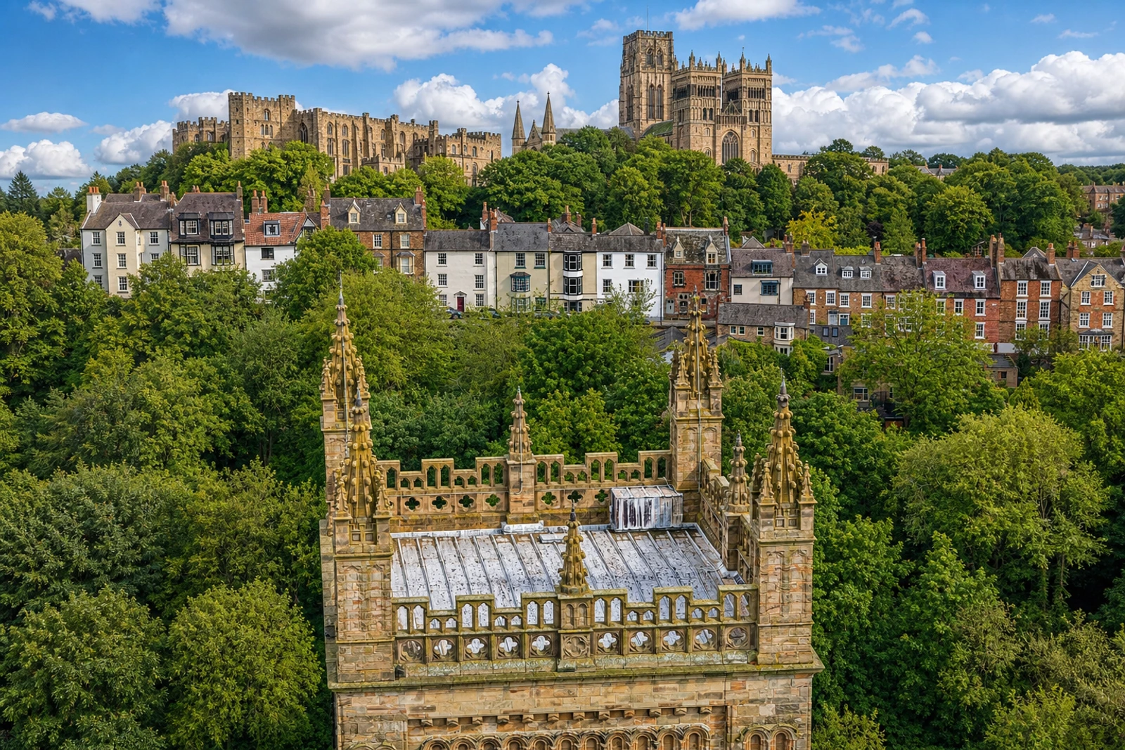 Foto: Schloss und Kathedrale von Durham