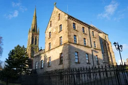 AI-generated editorial thumbnail for St Peter's Cathedral, Belfast