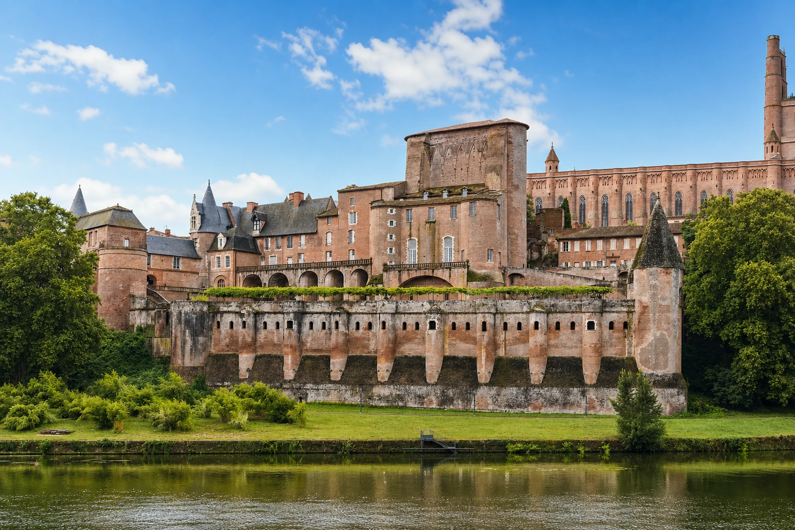 AI-generated editorial gallery context for Episcopal City of Albi