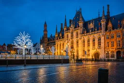 AI-generated editorial thumbnail for Kerstmarkt Markt Brugge