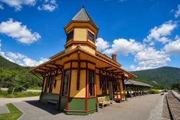 AI-generated editorial thumbnail for Crawford Notch Depot