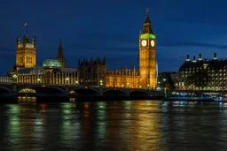 AI-generated editorial thumbnail for Palace of Westminster and Westminster Abbey including Saint Margaret’s Church