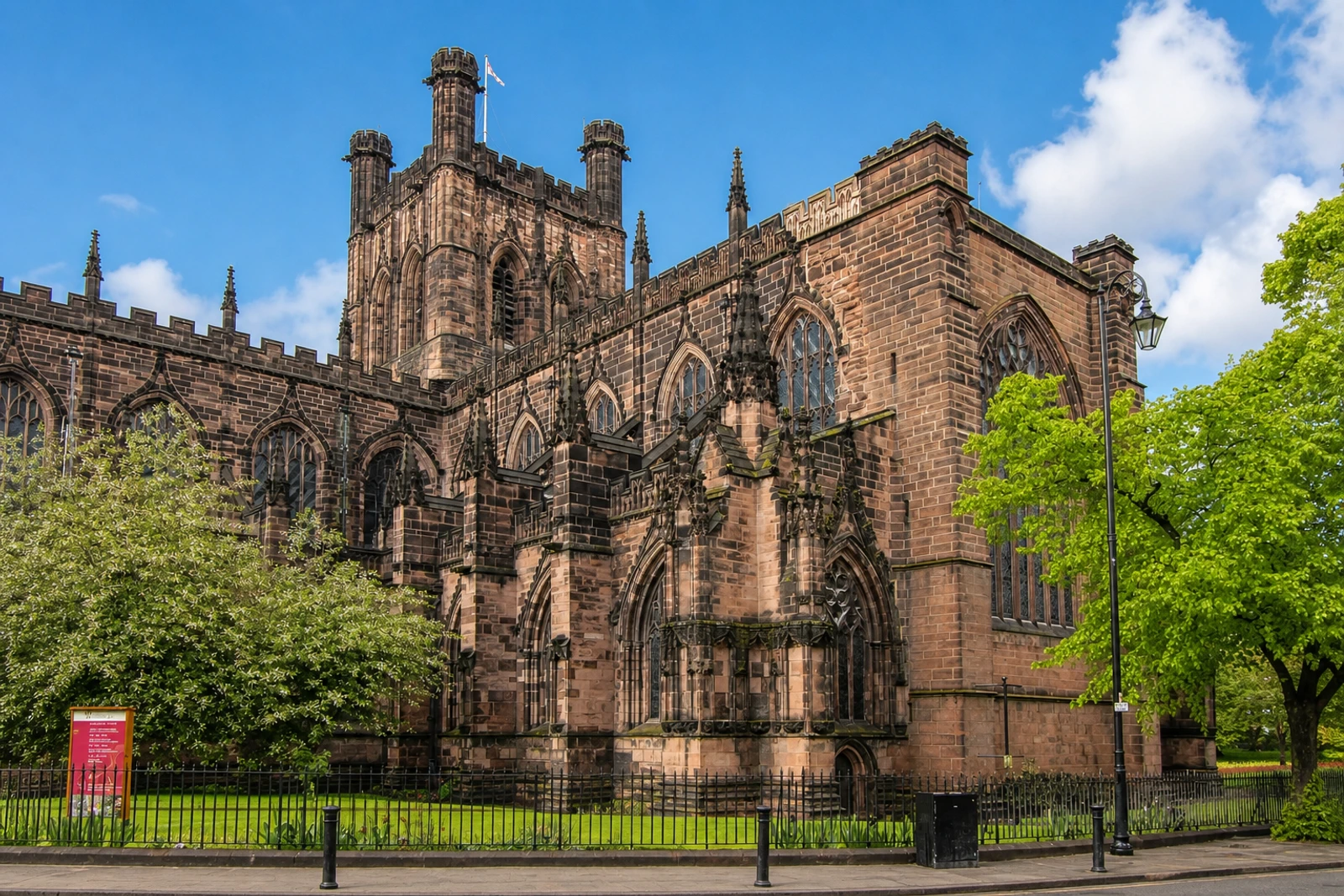 AI-generated editorial gallery context for Chester Cathedral