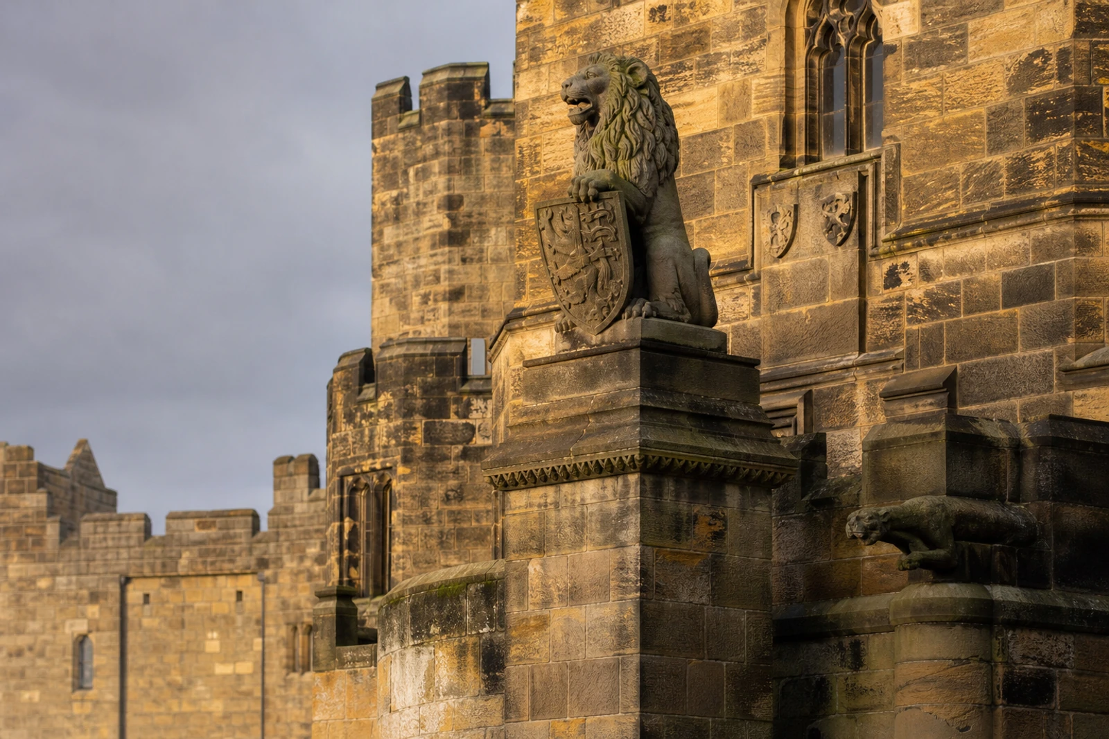 AI-generated editorial gallery detail for Alnwick Castle