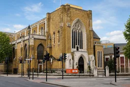 AI-generated editorial thumbnail for St George's Cathedral, Southwark