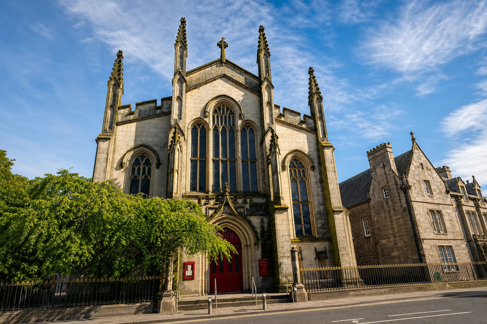 AI-generated editorial gallery context for St Andrew's Cathedral, Dundee