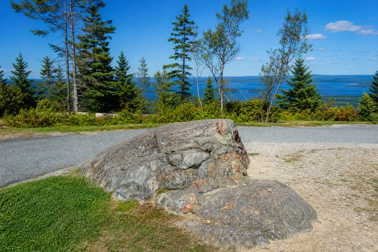 AI-generated editorial gallery context for Frenchman Bay Overlook