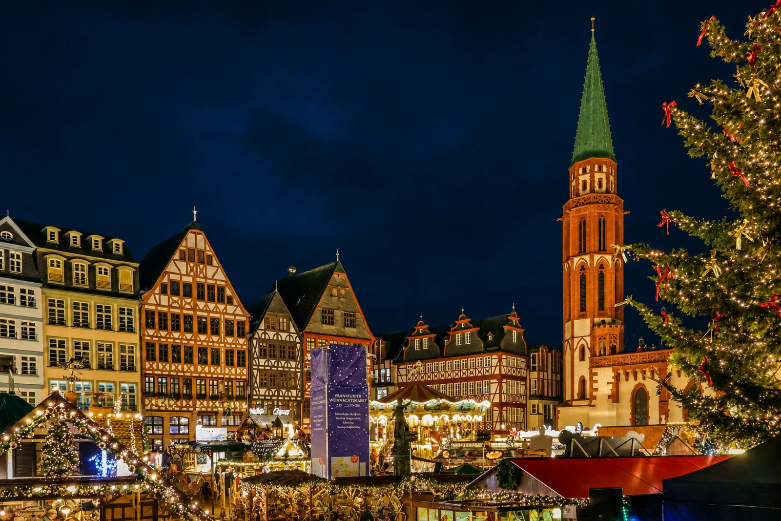 Foto: Frankfurter Weihnachtsmarkt – Römerberg