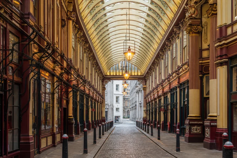AI-generated editorial thumbnail of Leadenhall Market