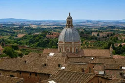 AI-edited editorial thumbnail of Historic Centre of Siena