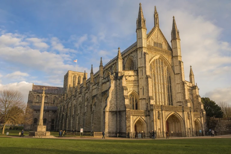 AI-generated editorial thumbnail of Winchester Cathedral