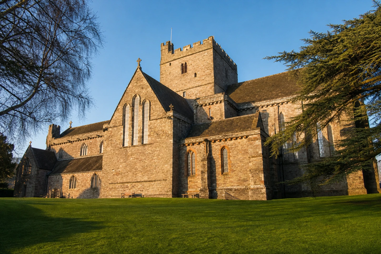 Foto: Kathedrale von Brecon