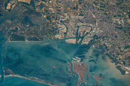 AI-edited editorial thumbnail of Venice and its Lagoon