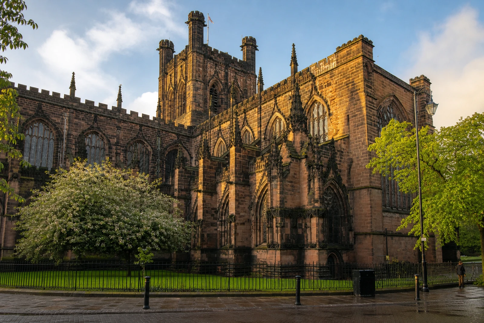 AI-generated editorial thumbnail of Chester Cathedral