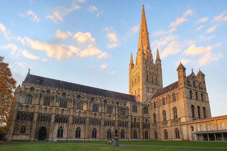 AI-generated editorial thumbnail of Norwich Cathedral