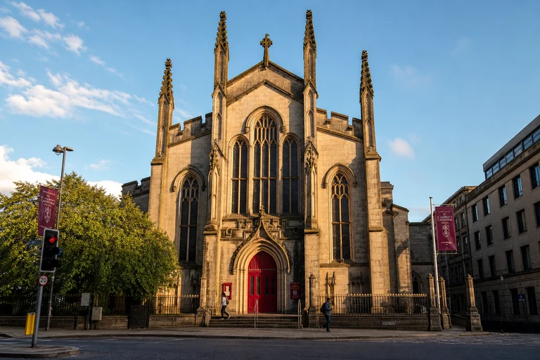 AI-generated editorial thumbnail of St Andrew's Cathedral, Dundee