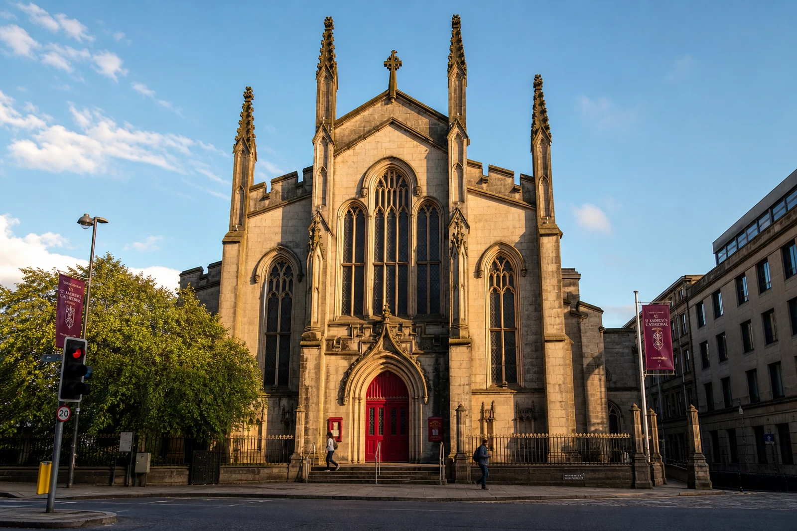 AI-generated editorial thumbnail of St Andrew's Cathedral, Dundee