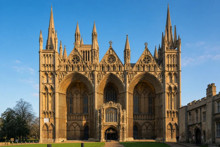 AI-generated editorial thumbnail of Peterborough Cathedral