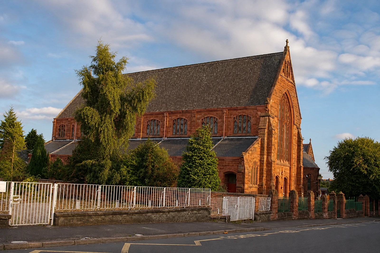 AI-generated editorial thumbnail of Motherwell Cathedral
