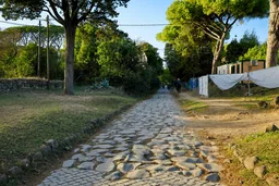 AI-edited editorial thumbnail of Via Appia. Regina Viarum